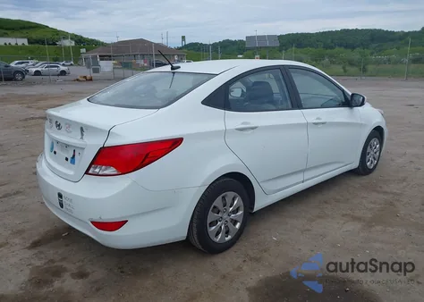 2015 Hyundai Accent Gls from USA, damaged, VIN KMHCT4AEXFU834523